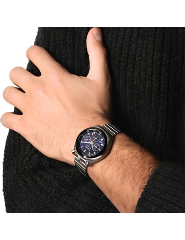 dark blue dial watch for men