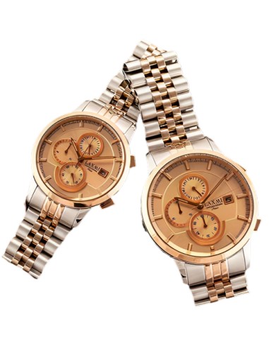 golden watches for women and men