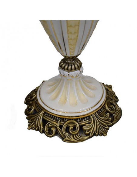 Modern ivory porcelain desk lamps