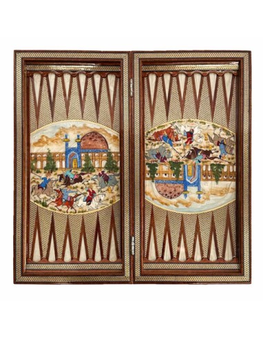 Inlay Chess & Backgammon Set