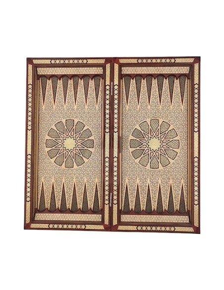 Khatamkari Chess & Backgammon Set