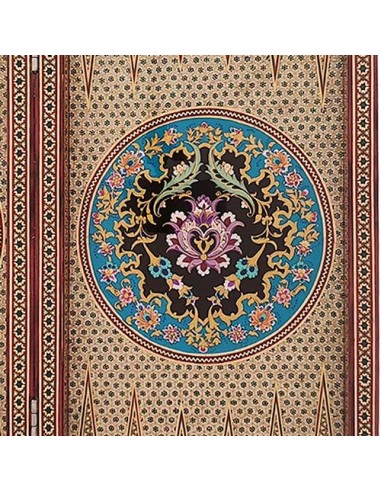 Inlaid Backgammon & Chess Board