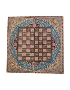 Persian Inlaid Backgammon & Chess Board