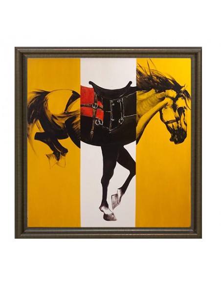 Painting Canvas "The Horse"