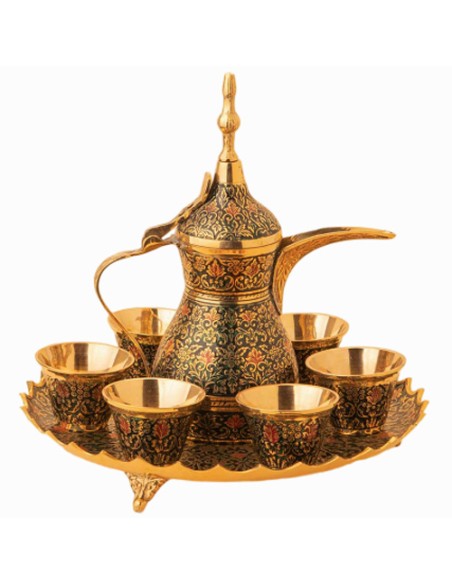 Multicolor coffee set