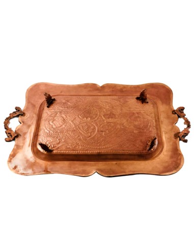 Khatamkari tea tray backward