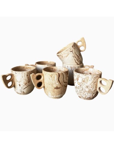 Stoneware tea cups