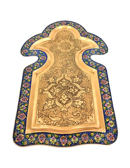 minakari tray for tea maker set