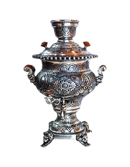 Persian engraved samovar for tea set