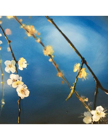 Painting Canvas "Blue" Zoom In