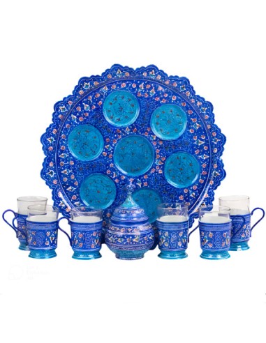 Minakari set of tea glass