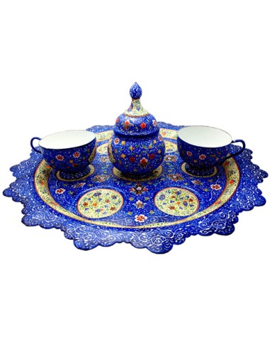 Minakari set of tea cups and coffee