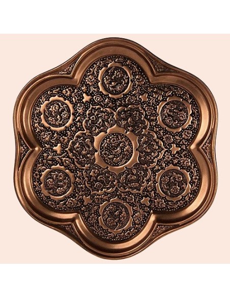 copper masterpiece tea tray