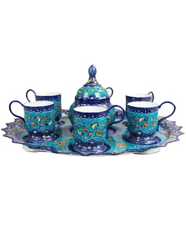 minakari tea set for six