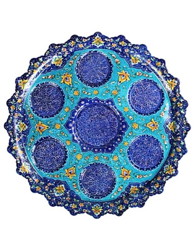 minakari tea serving tray