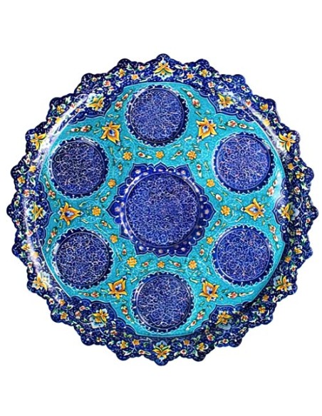 minakari tea serving tray