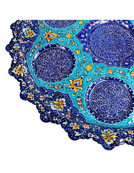 minakari tea set painting details