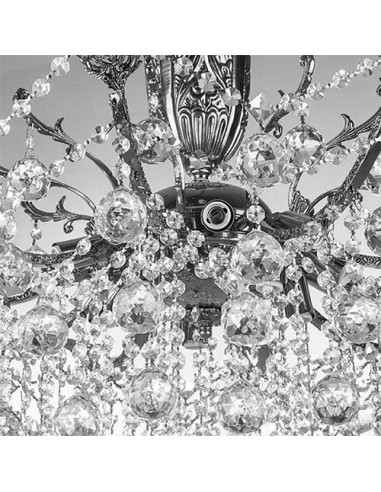 Elegant chrome Chandelier  H6646/12