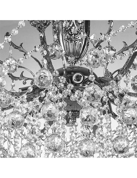 Elegant chrome Chandelier  H6646/12