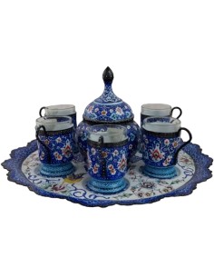minakari art tea set