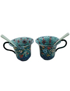 minakari art tea mugs for six 2
