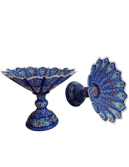 minakari set of pedestal small bowls