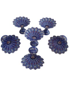 minakari set of pedestal small bowls 2