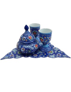 buy pedestal minakari enamel coffee gift set 2