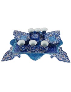 minakari enamel tea set 2