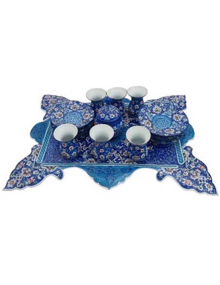 buy minakari enamel tea set