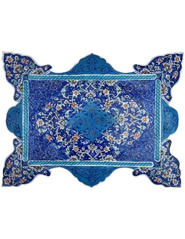 minakari enamel tea tray