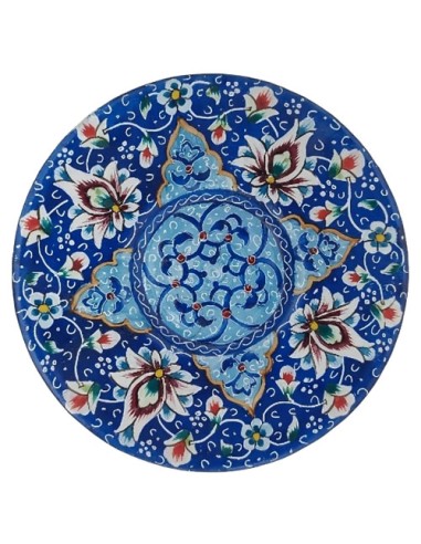 minakari enamel saucer