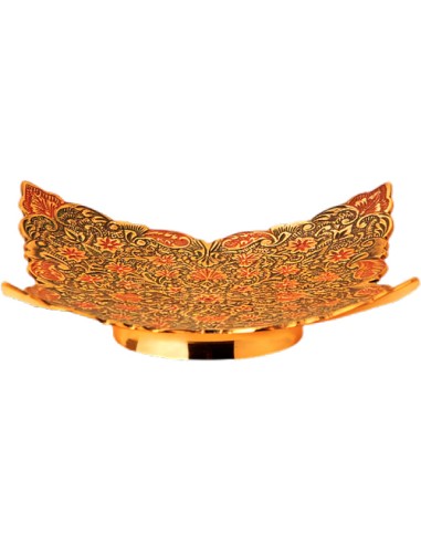 minakari plate tray for serving