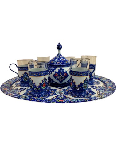 buy minakari enamel tea glass set