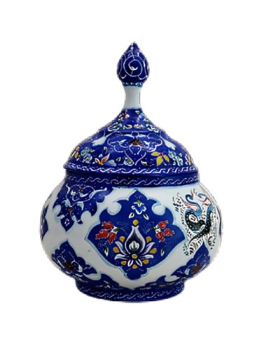 minakari enamel chocolate pot