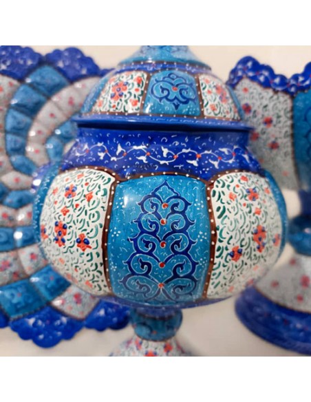 pedestal mina kari set of serving dishes