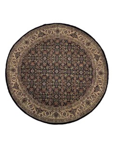 Herati 4'9" x 4'9" Handmade Round Rug - Full View