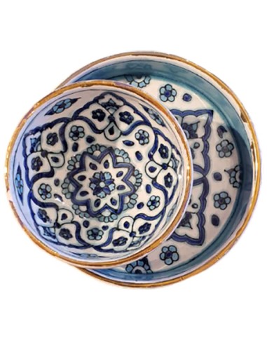 Ceramic Serving Dishes Platter and Bowl