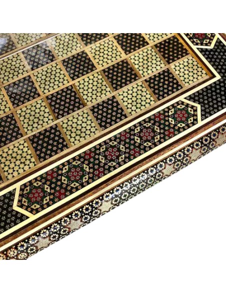 chess board khatamkari details