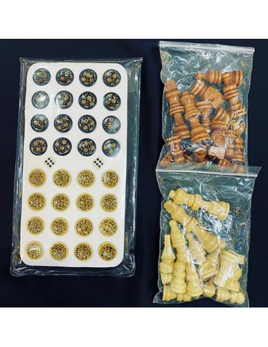 chess backgammon set pieces