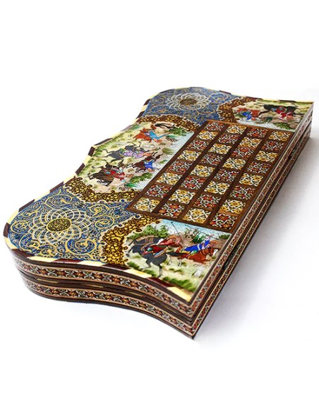 chess and backgammon set khatam kari