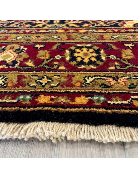 Tabriz 4x6 Small Multicolor Area Rug RC-1898 - Edge View
