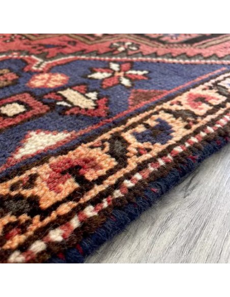 Zanjan 3x5 Handmade Multicolor Vintage Rug RC-1906 - Edge View