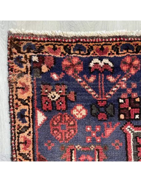 Zanjan 3x5 Handmade Multicolor Vintage Rug RC-1906 - Corner View