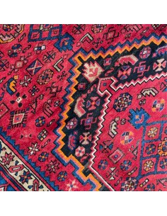 Zanjan 4x7 Handmade Red Vintage Rug RC-1913 - full view 2