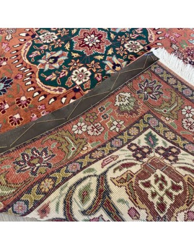 Tabriz 3x5 Handmade Red Rug RC-1915 - Back View