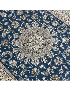 Nain 4x7 Handmade Blue and White Rug RC-1916 - Full View 2