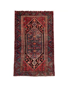 Zanjan 4x6 Red Vintage Area Rug RC-1941 - Full View