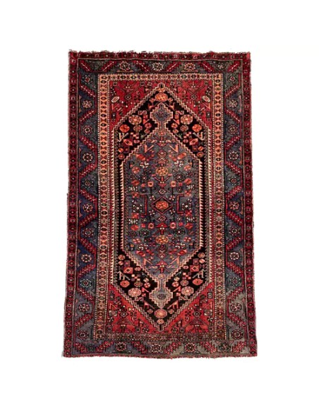 Zanjan 4x6 Red Vintage Area Rug RC-1941 - Full View