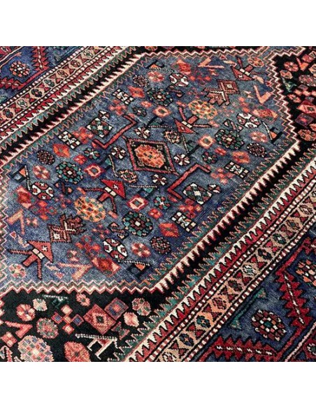 Zanjan 4x6 Red Vintage Area Rug RC-1941 - Center View